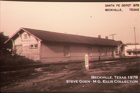 ATSF Beckville, Texas Depot