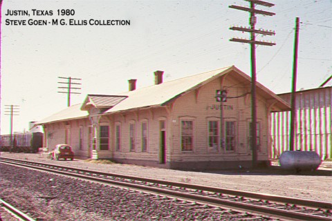 ATSF Justin, Texas Depot