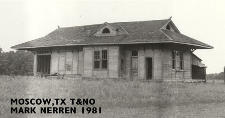 T&NO Moscow, Texas Depot