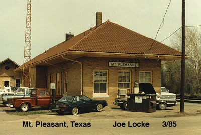 SSW Mt. Pleasant, Texas Depot