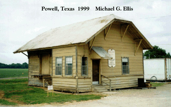 SSW Powell, Texas Depot