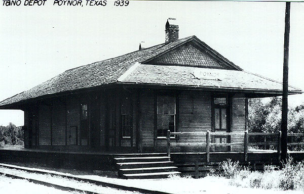 T&NO Poynor, Texas Depot (1939)