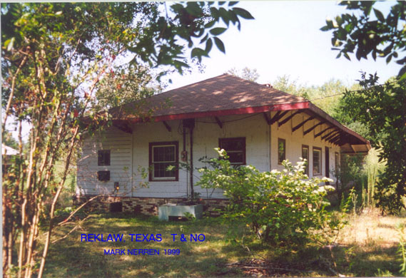 T&NO/SP Reklaw, Texas Depot