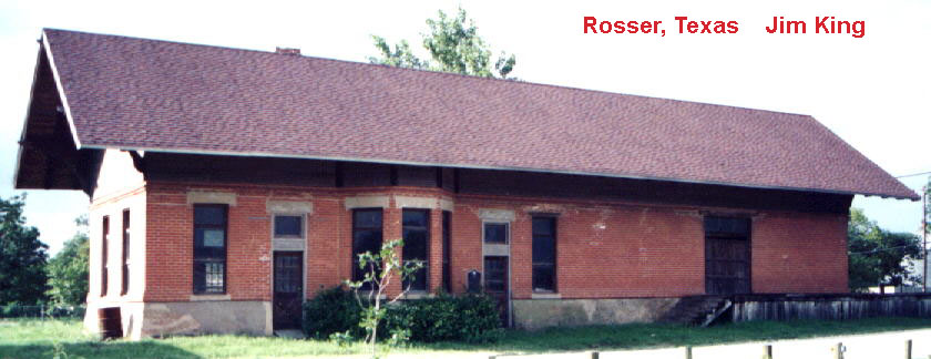 TM Rosser, Texas Depot