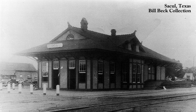 T&NO/SP Sacul, Texas Depot