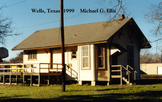 SSW Wells, Texas Depot